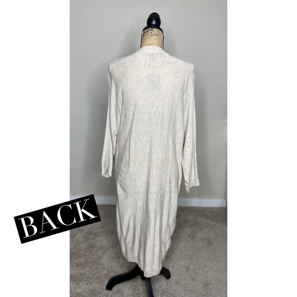 H&M- Oatmeal Dolman Sleeve Cardigan size Medium - Picture 3 of 6